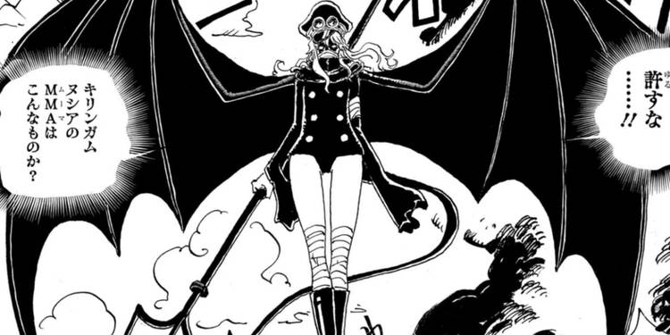 One Piece Imu possesses God Knight Gunko's body in Elbaph Arc manga