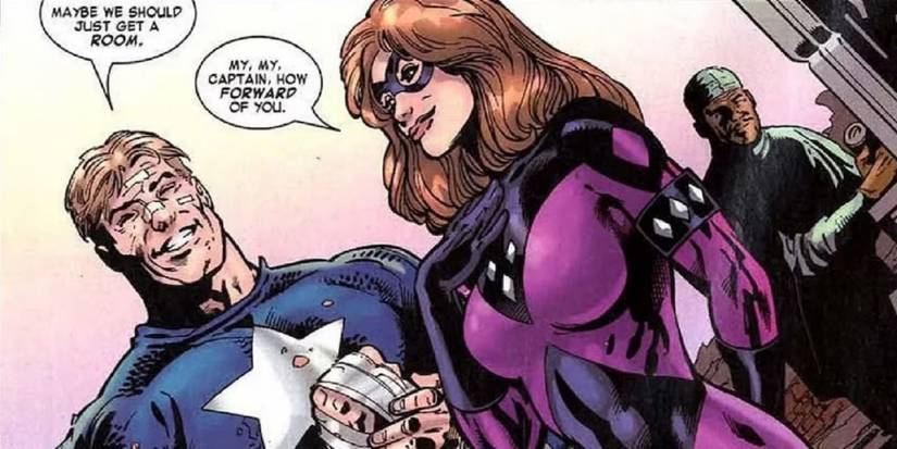 Diamondback stands next to Captain America