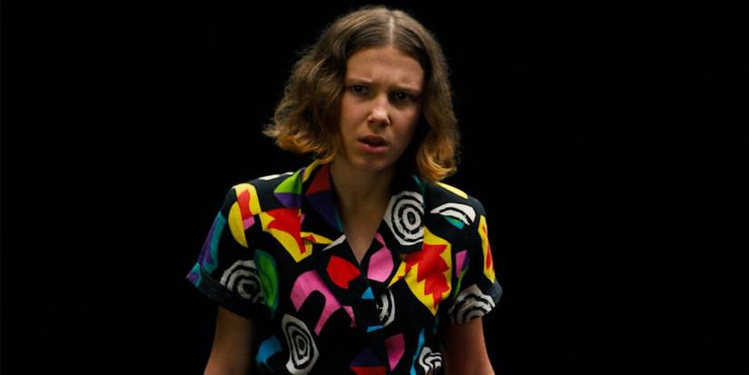 Millie Bobby Brown as Eleven/Jane Hopper in the television series Stranger Things in Reverse