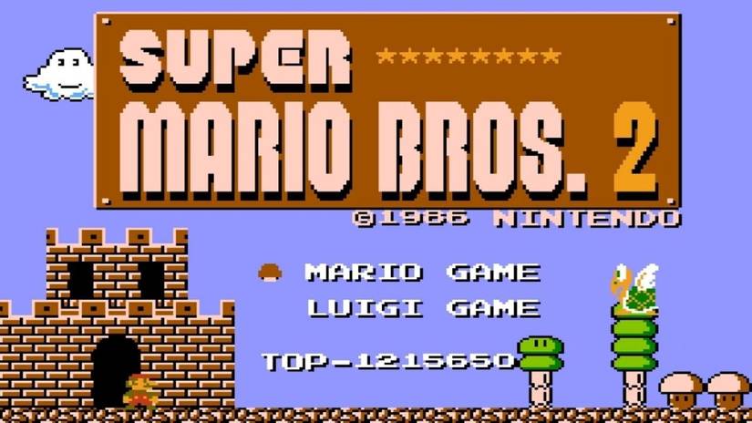 Super Mario Bros. 2 the Lost Levels on NES