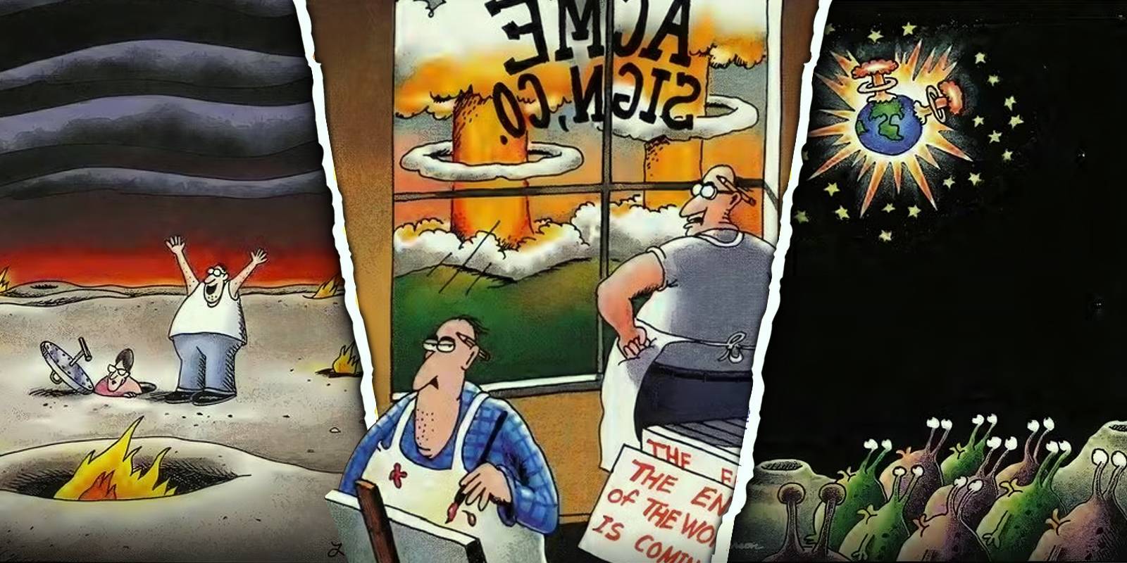 Die 10 lustigsten Far Side-Comics über das Ende der Welt