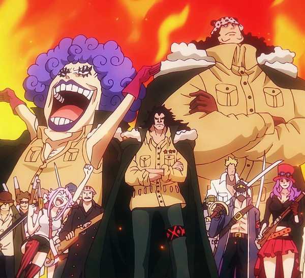 The Revolutionary Army during its early years in One Piece Episode 1131