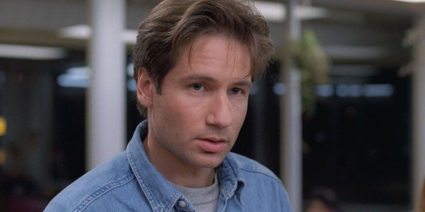 David Duchovny as Fox Mulder from the TV series The X-Files