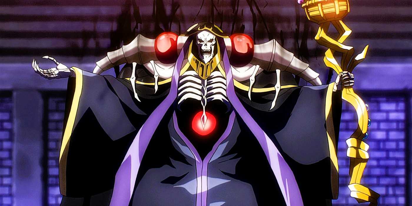 Ainz Ooal Gown in the Overlord isekai anime series