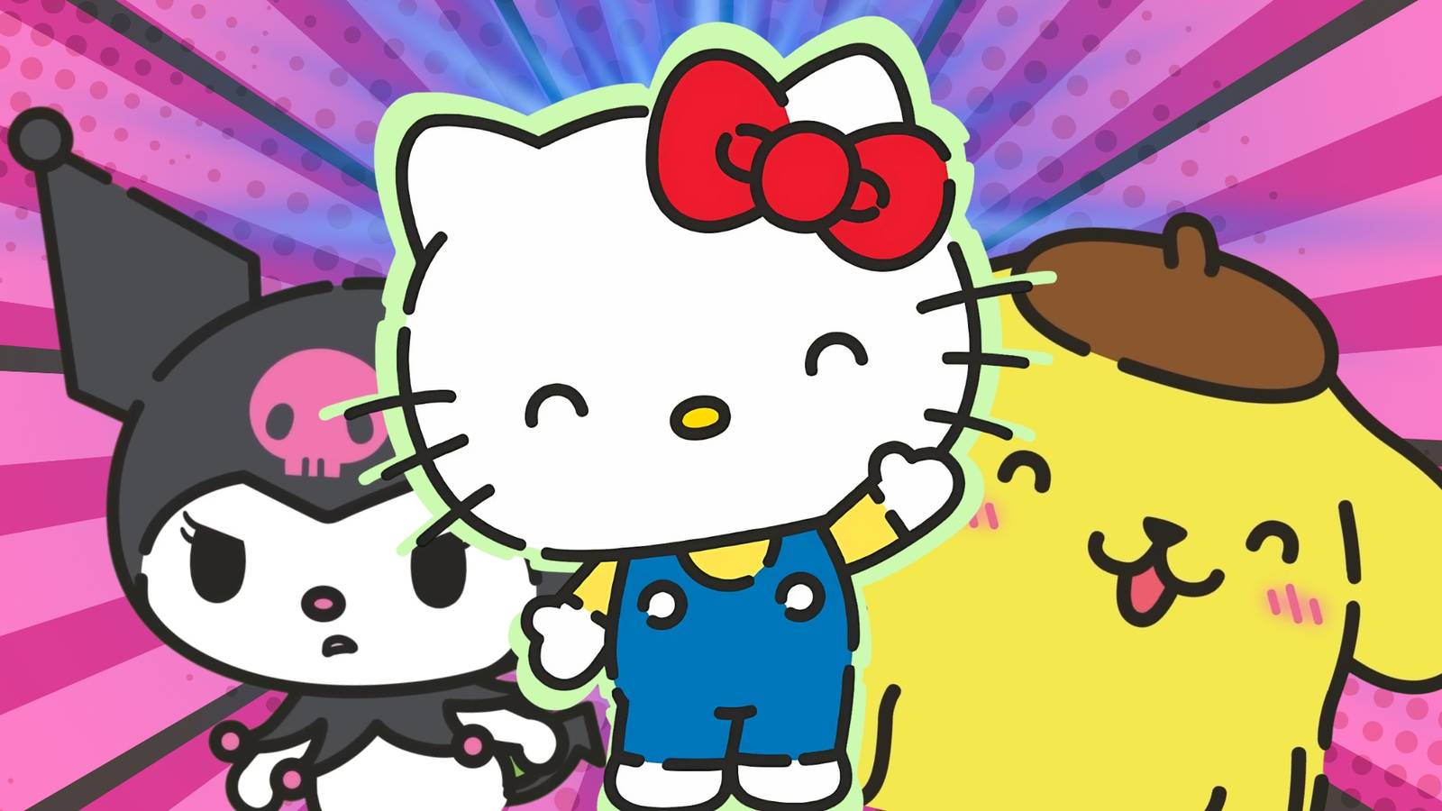 Hello Kitty In Cartoon Cartoon Hello Kitty And Friends