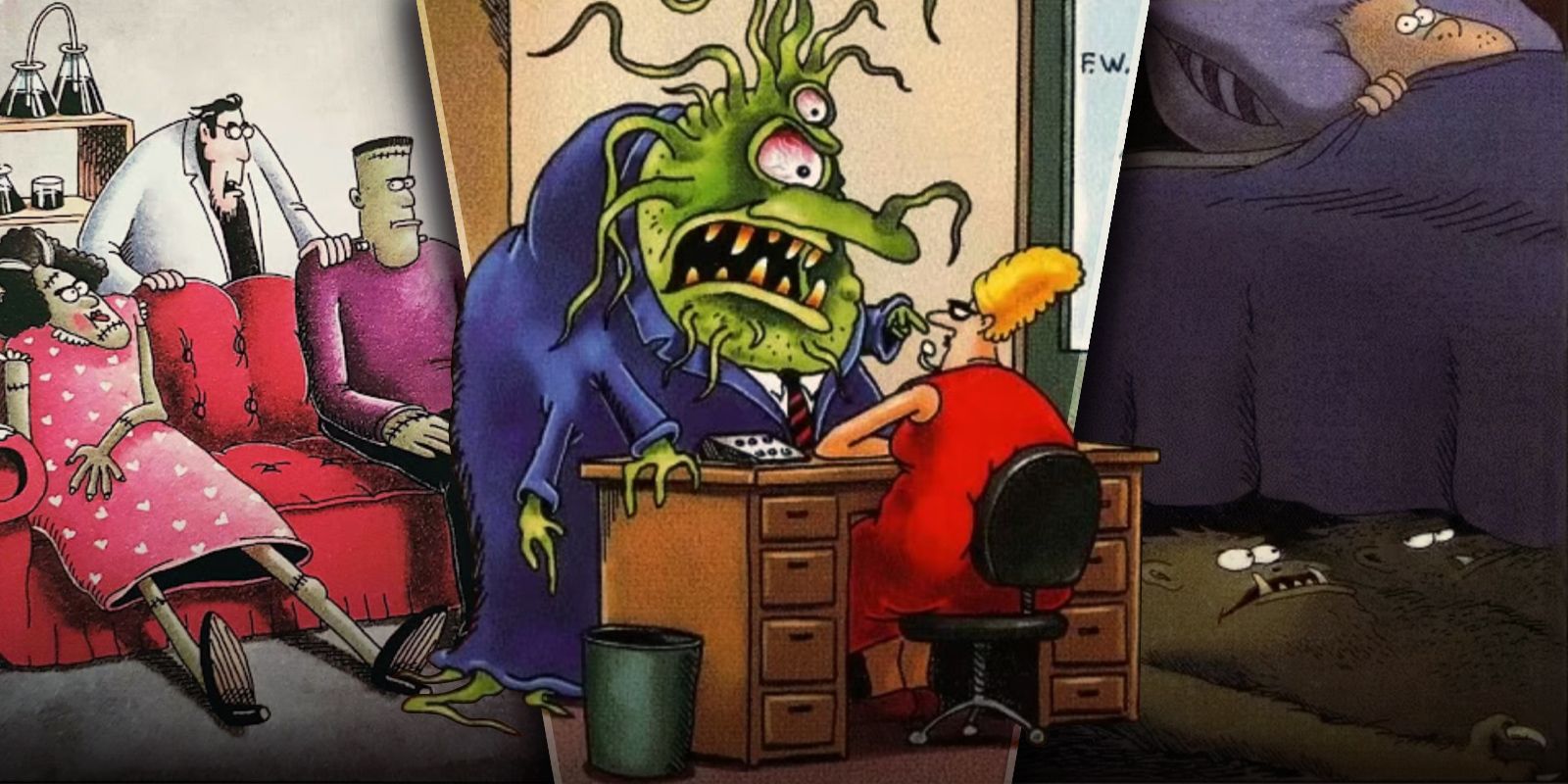 10 The Far Side Comics That Prove Gary Larson Loves Horror