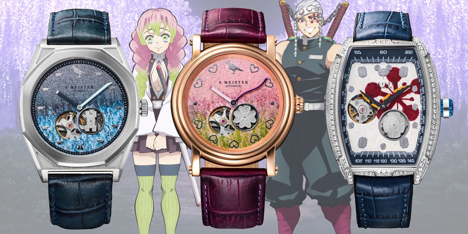 Demon Slayer's New Mechanical Watch Release Reveals Stunning