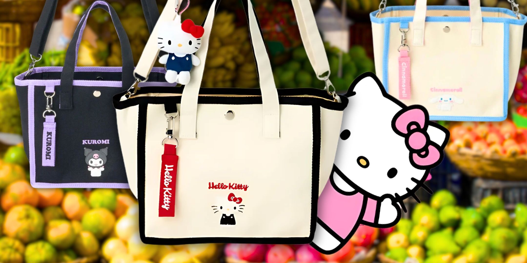 Hello Kitty & Friends Grace New Line of 2-Way Easy Totes for