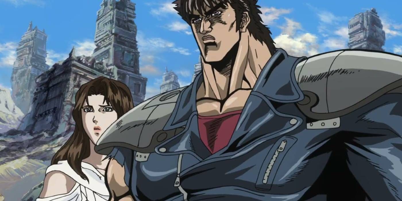 Kenshiro e Yuria no punho da estrela do norte, as lendas do verdadeiro Salvador.