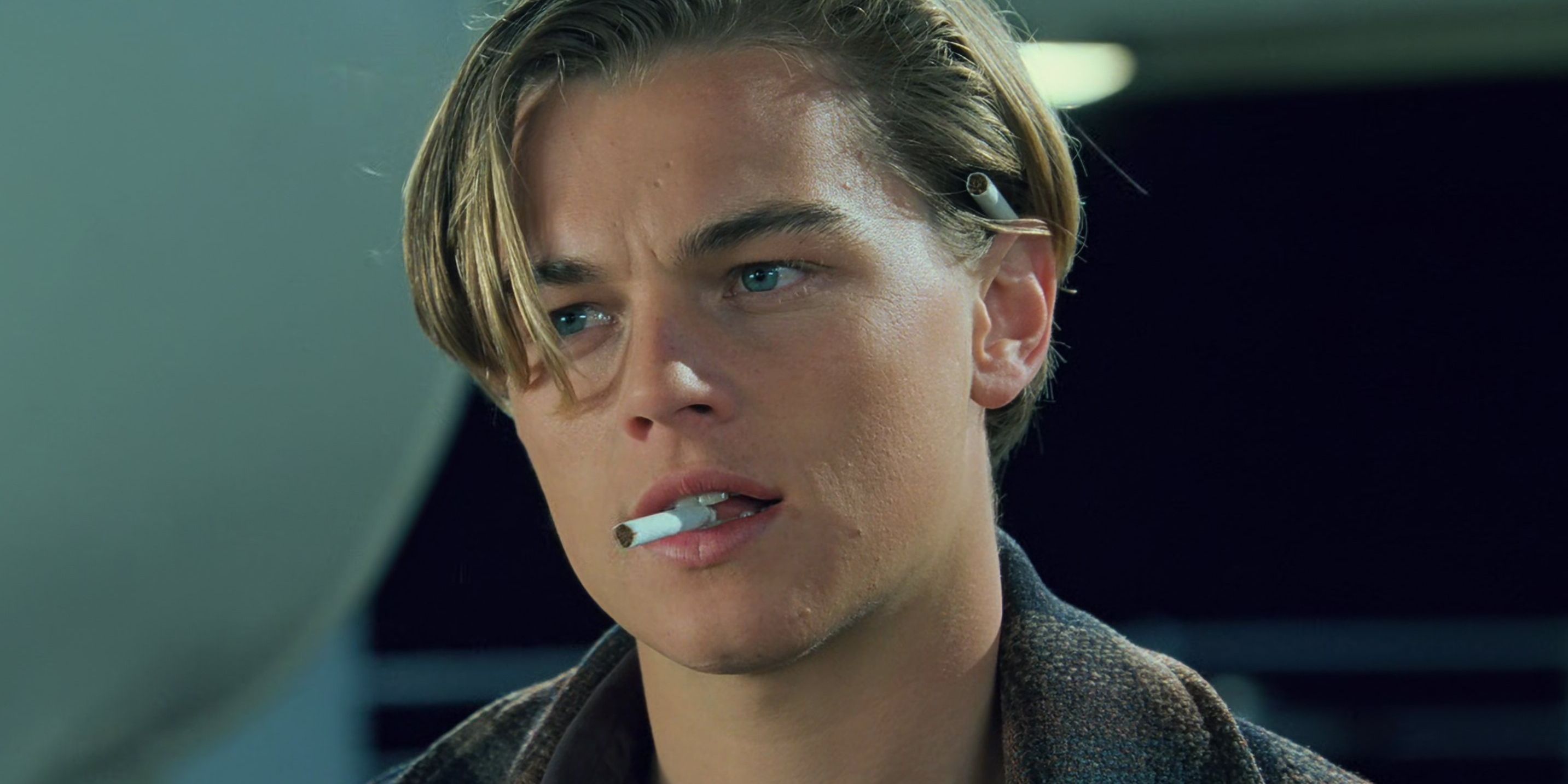 トップス Leonardo DiCaprio 90s Titanic Movie Titanic Movie Rare Shirt 90s Leonardo DiCaprio White One