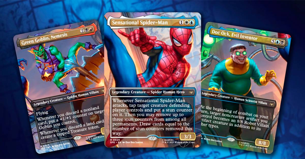 Marvel's Spider-Man x MTG Set Revealed at SDCC Marvel's Spider-Man x MTG Set Revealed at SDCC