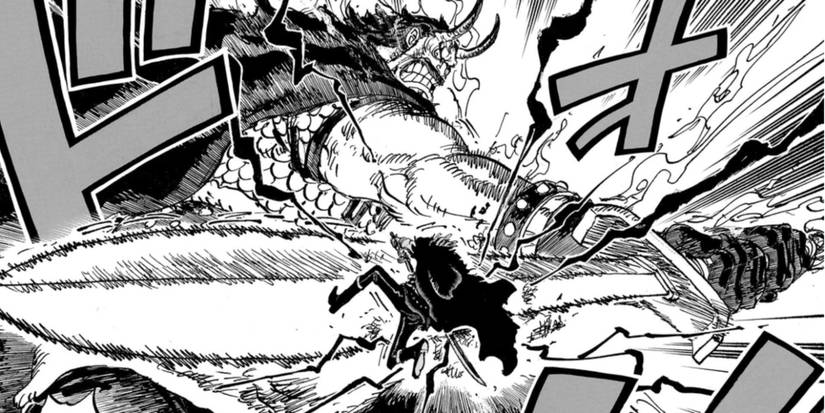 King Harald and Rocks D. Xebec have a Conqueror's Haki clash in the One Piece Manga.