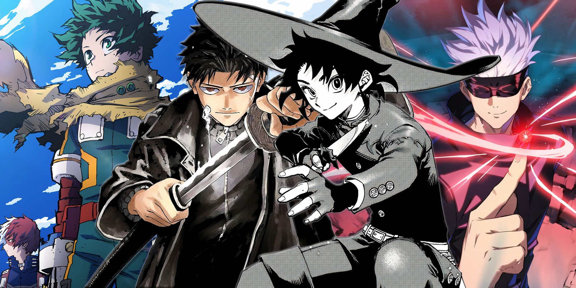 My Hero Academia, Kagurabachi, Ichi the Witch, and Jujutsu Kaisen