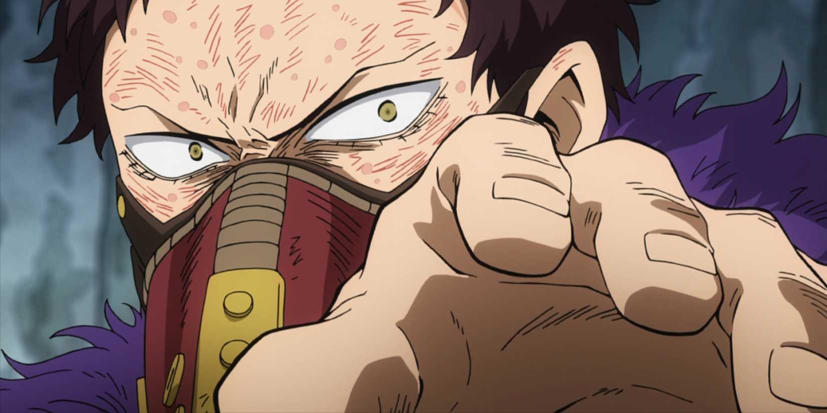 Overhaul reaches out with a hand in the My Hero Academia anime