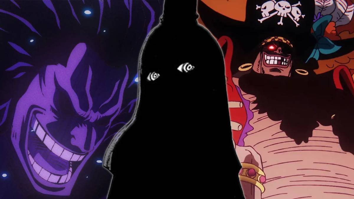 Rocks D. Xebec, Imu, and Captain Blackbeard from One Piece