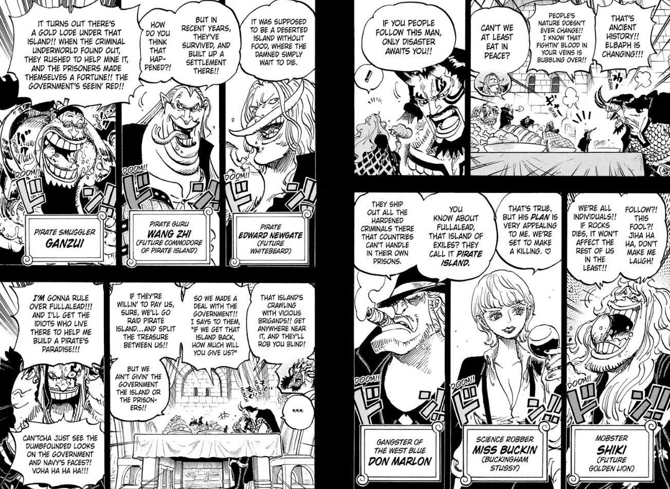 Sengoku Explains Rocks One Piece Builds on Rocks D. Xebec's Explosive Introduction With ...