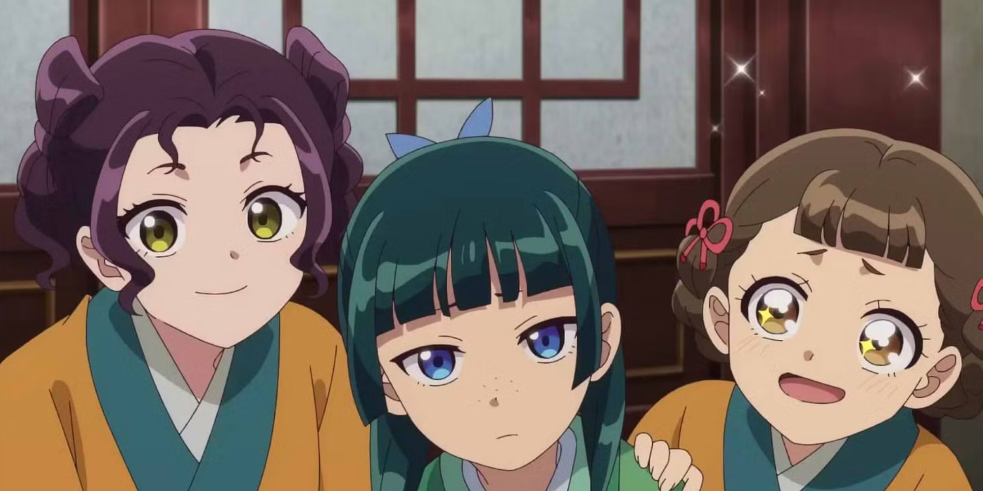 Shisui, Maomao và Xiaolan trong Nhật Ký Dược Sư mùa 2