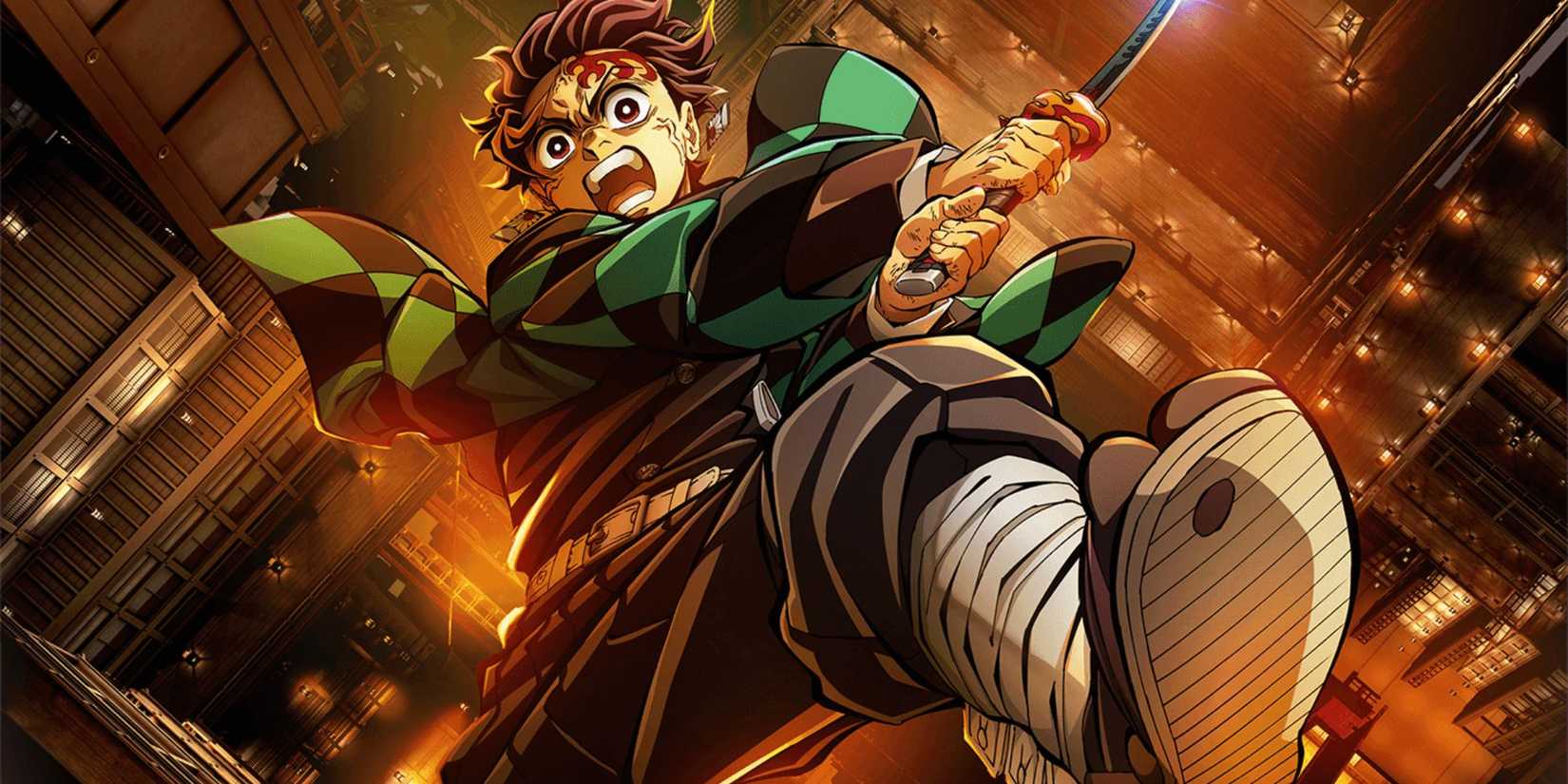 Tanjiro Kamado in Demon Slayer Infinity Castle Arc anime movie key visual