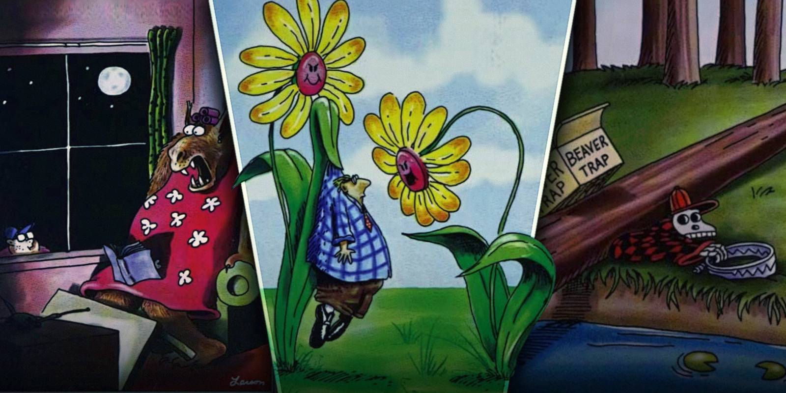Die 10 lustigsten Rollentausche in Far Side Comics, im Ranking