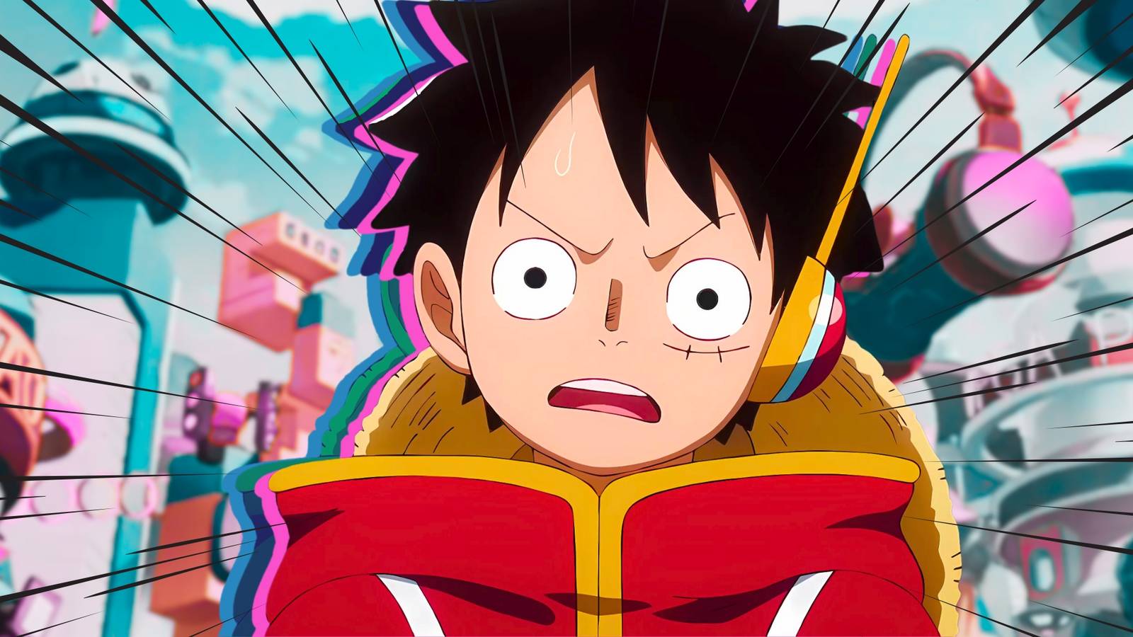 Luffy Using Computer Netflix’s One Piece Anime Remake Studio Caught Using AI in Latest Release