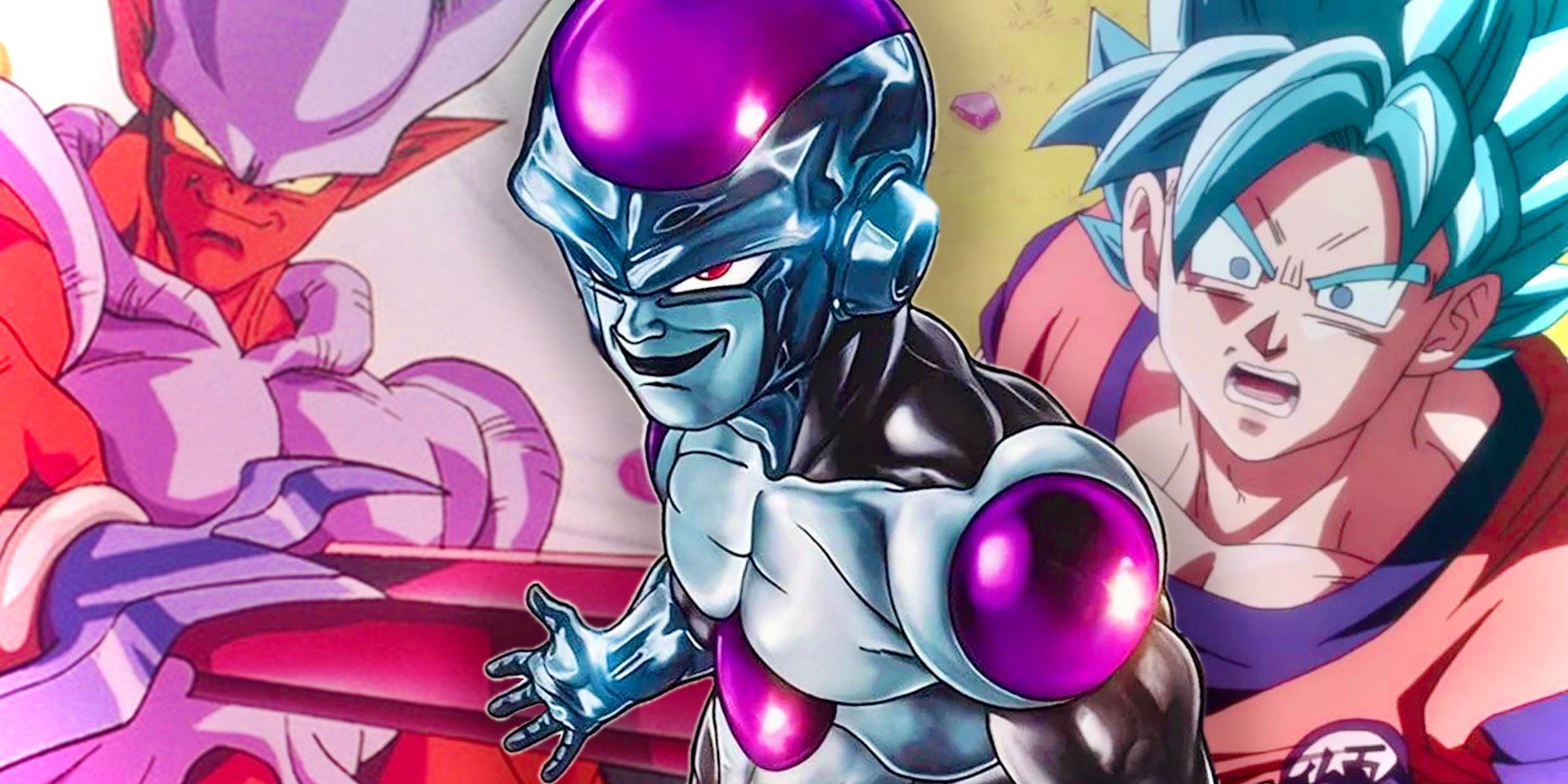 SSJB Goku and Janemba face Black Frieza in Dragon Ball Super and DBZ