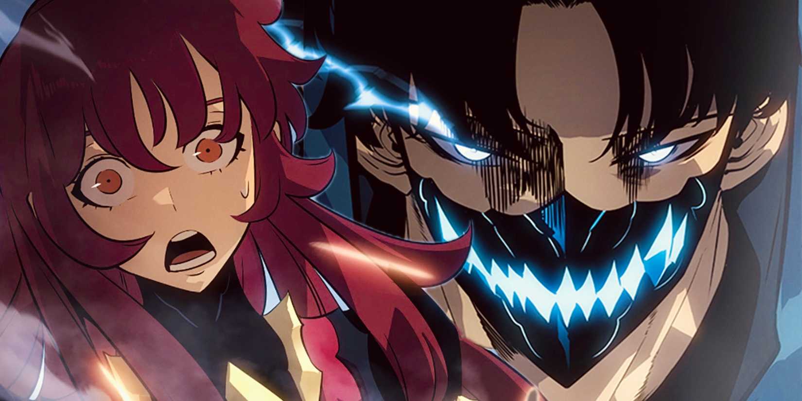 Baek Miho scared of Sung Suho in Solo Leveling: Ragnarok webtoon