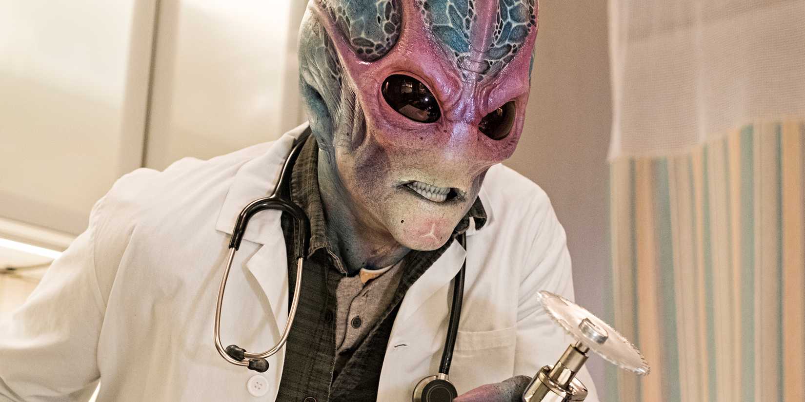 A scene from Resident Alien