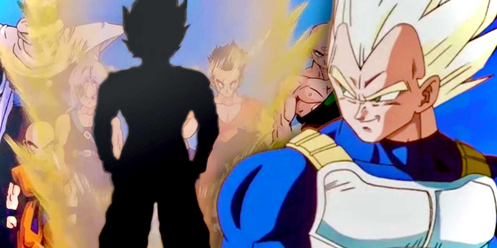 Vegeta ri do desaparecimento de Super Saiyan Goku em Dragon Ball Z