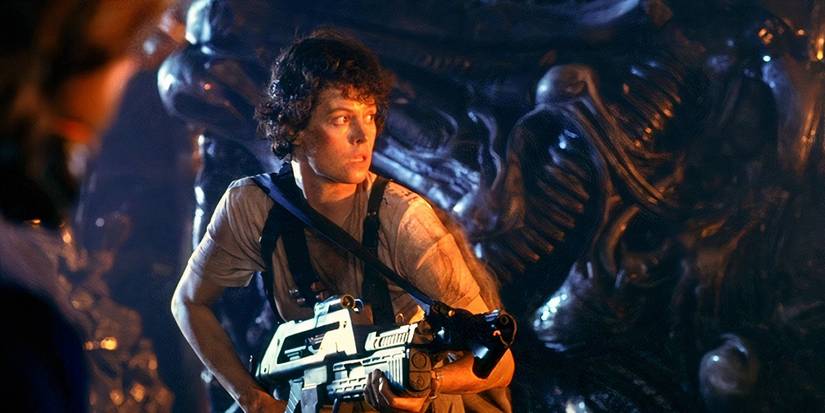 Ripley and the Queen face off in Aliens.