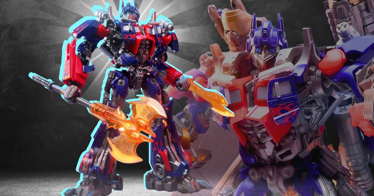 新品未開封】Dark of the Moon Optimus Prime Shockwave Close Look of 