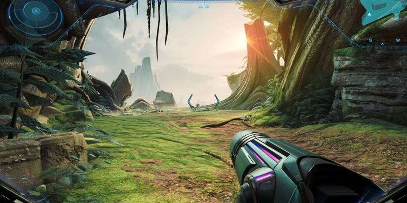 Metroid Prime 4 Beyond environmental exploration