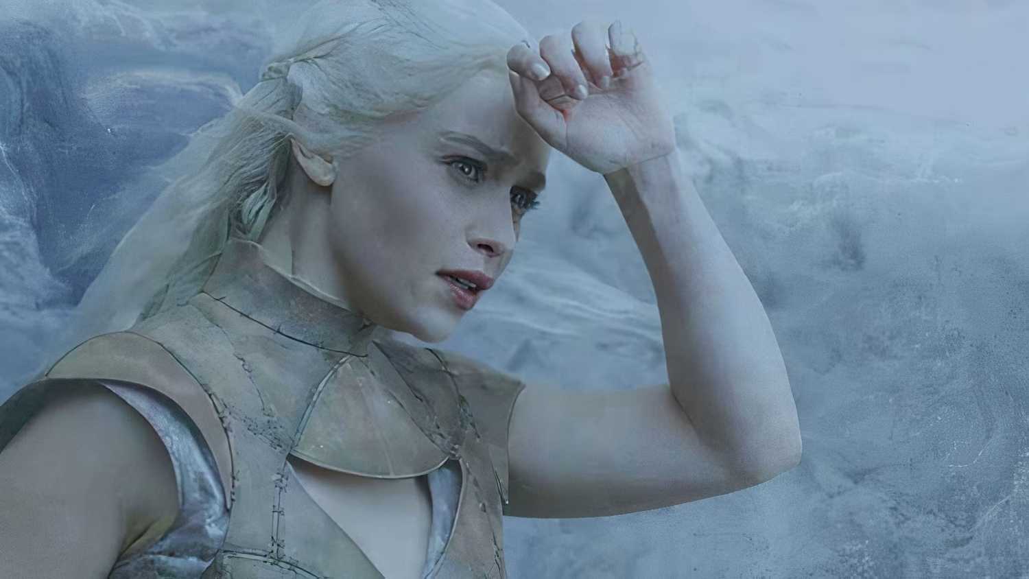 Daenerys in the House of the Undying in Game of Thrones