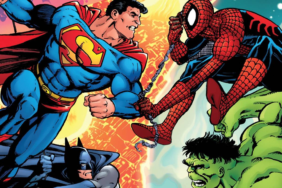 Marvel Crossovers classic superhero team-up and graphic novel covers