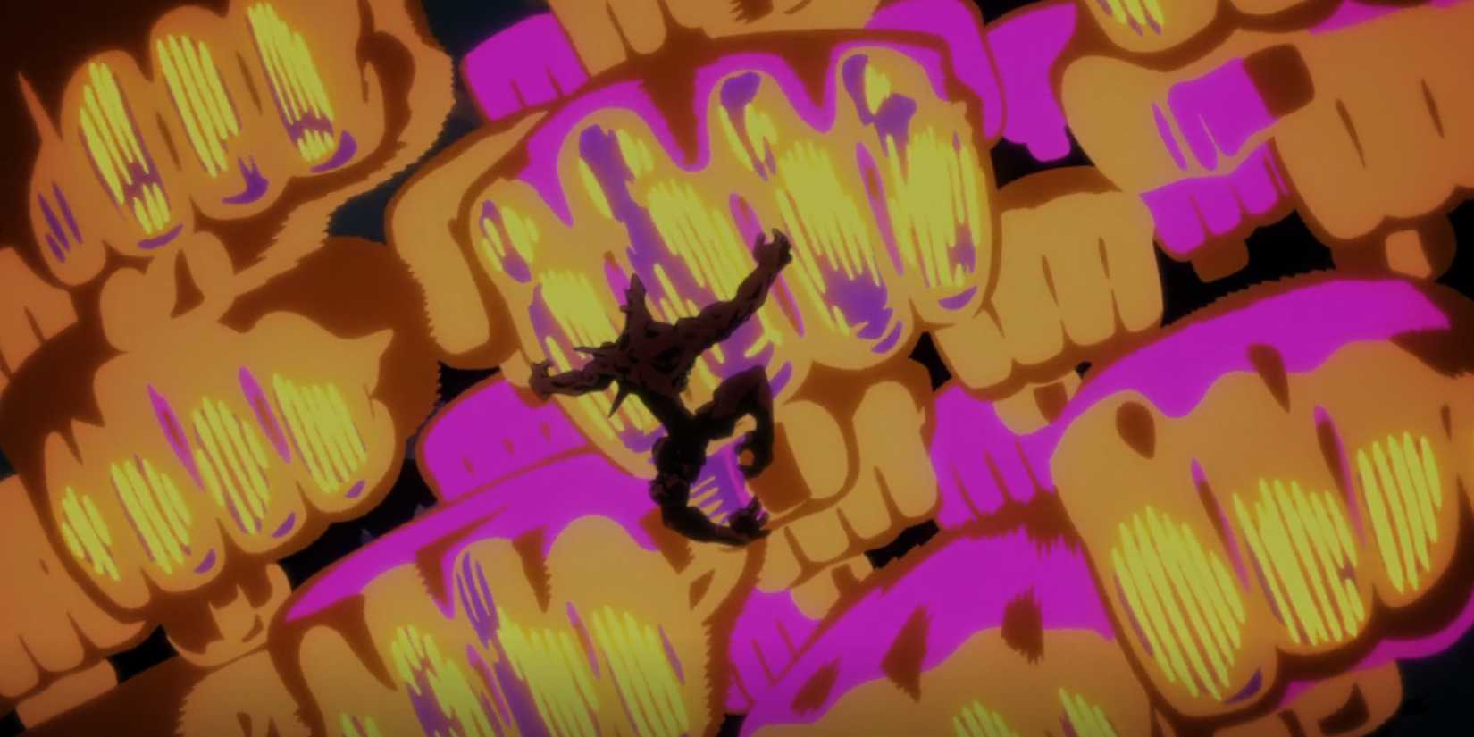 Deku est sur le point d'atteindre Overhaul avec plusieurs smashs à 100 % dans My Hero Academia.