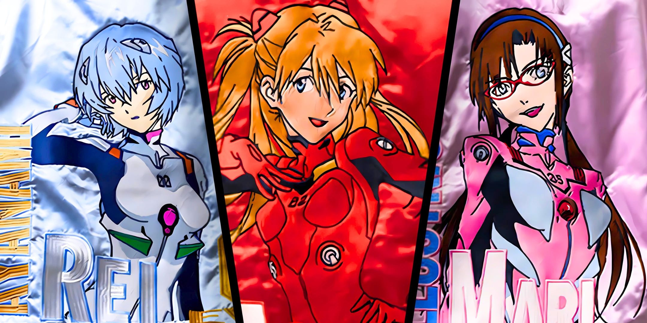 B2額装 EVANGELION LD JACKET ART 『 ASUKA 』 New Evangelion Military-Style Jackets for Rei, Asuka & More Get