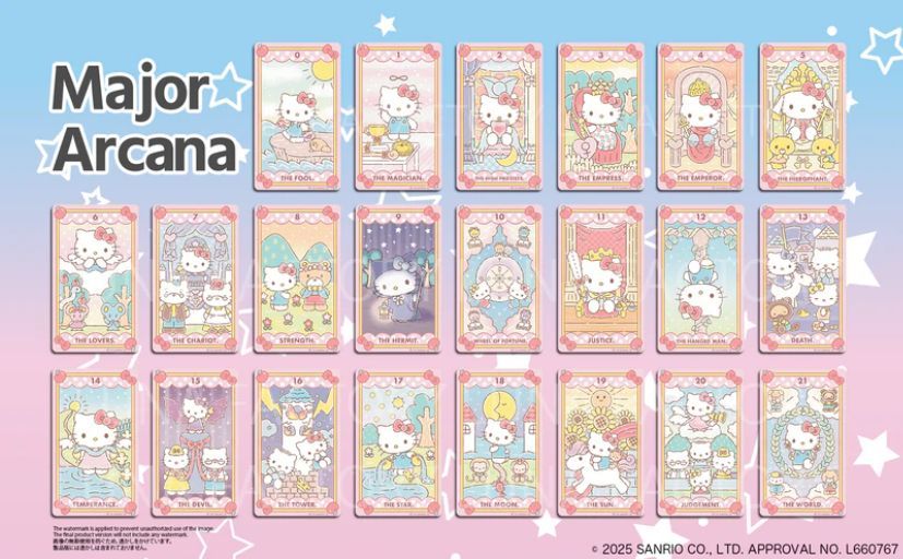 Sanrio Reveals Officially Licensed Hello Kitty Tarot Card Deck