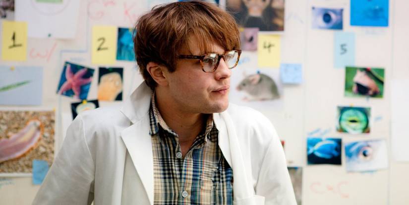 Ian standing in front of a board in I Origins (2014)
