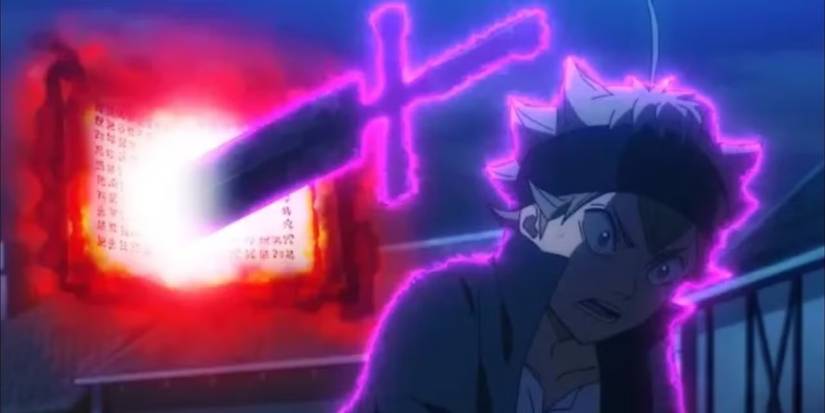 Asta triggers a powerful anti-magic spell in Black Clover.