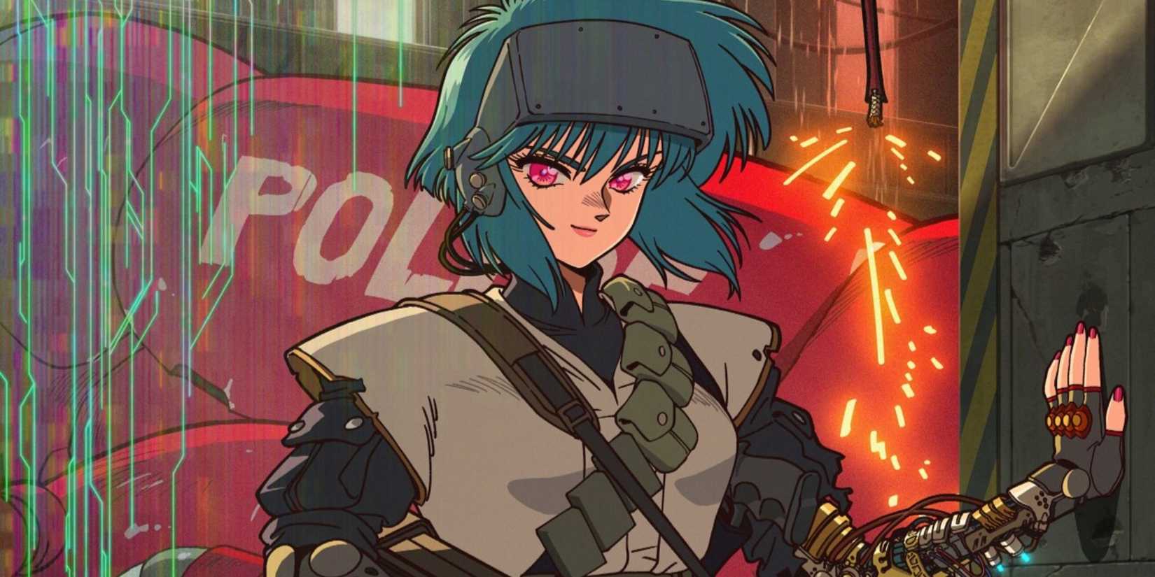 Nouveau Ghost in the Shell TV montrant le major Motoko Kusanagi