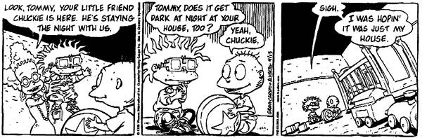 Dark Rug Rat 10 Best Rugrats Comic Strips of All Time, Ranked