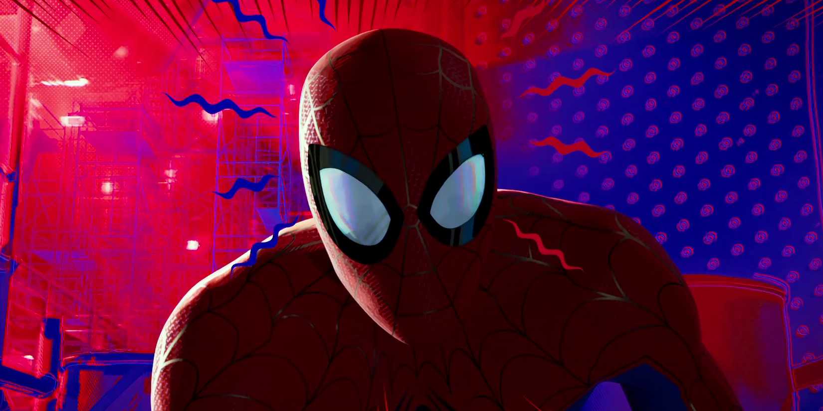Spider-Man's spider-sense from Into the Spider-Verse