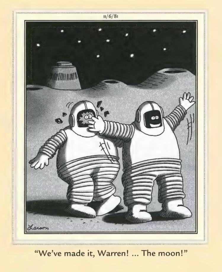 10 Funniest Far Side Comics featuring Astronauts, Ranked