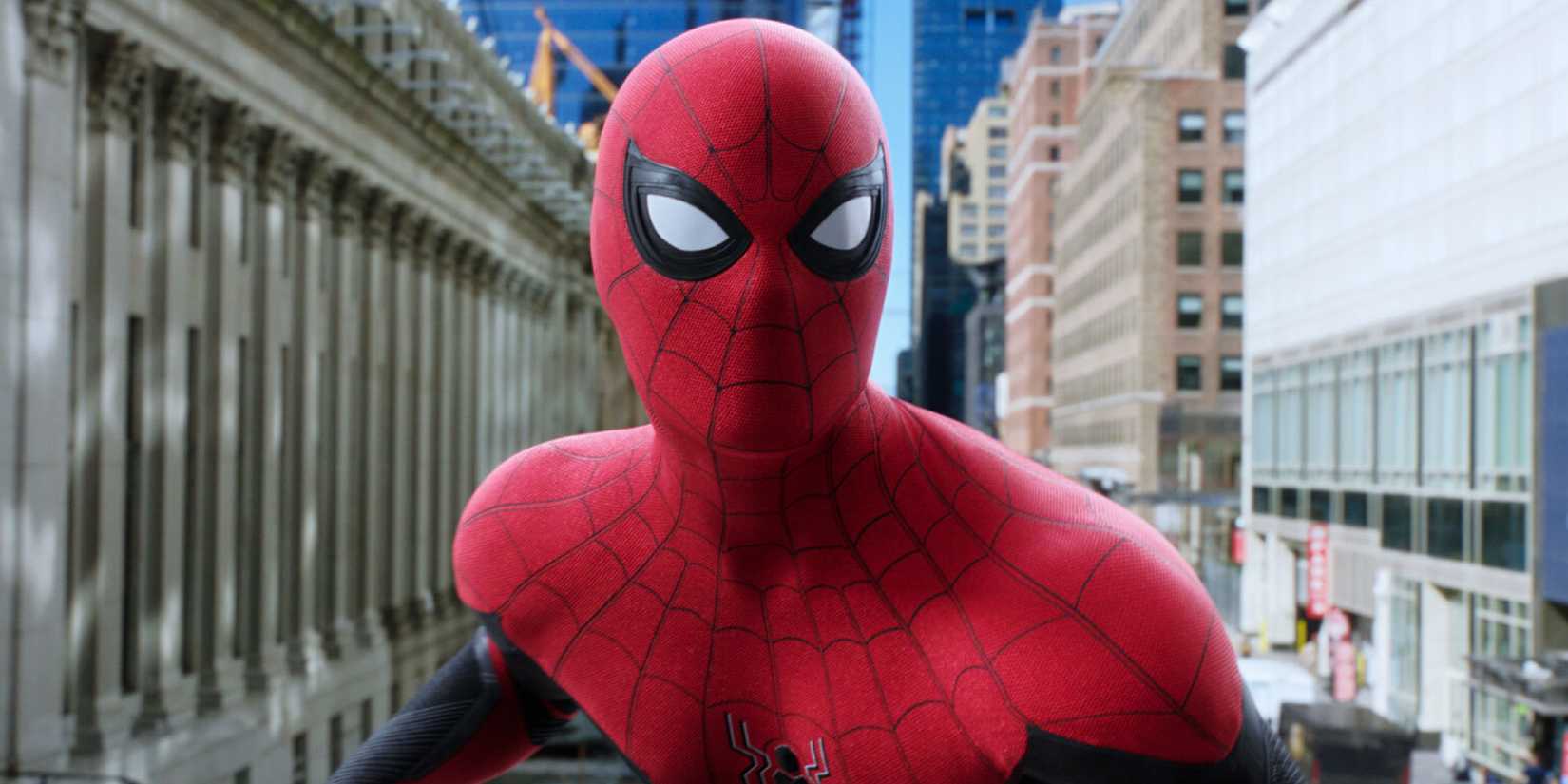 Tom Holland as Spider-Man in Far From Home