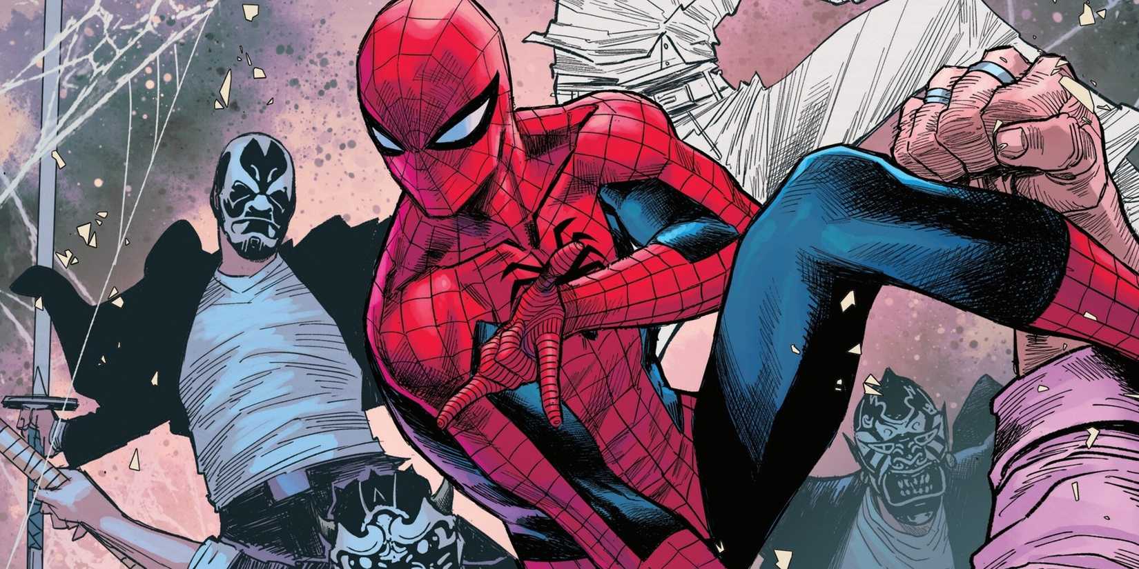 Spider-Man fights his foes