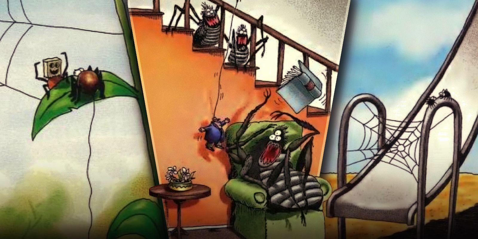 敵との対話 クリストファー ファーガソン A Dialogue With the Enemy 10 Funniest Far Side Comics featuring Spiders, Ranked
