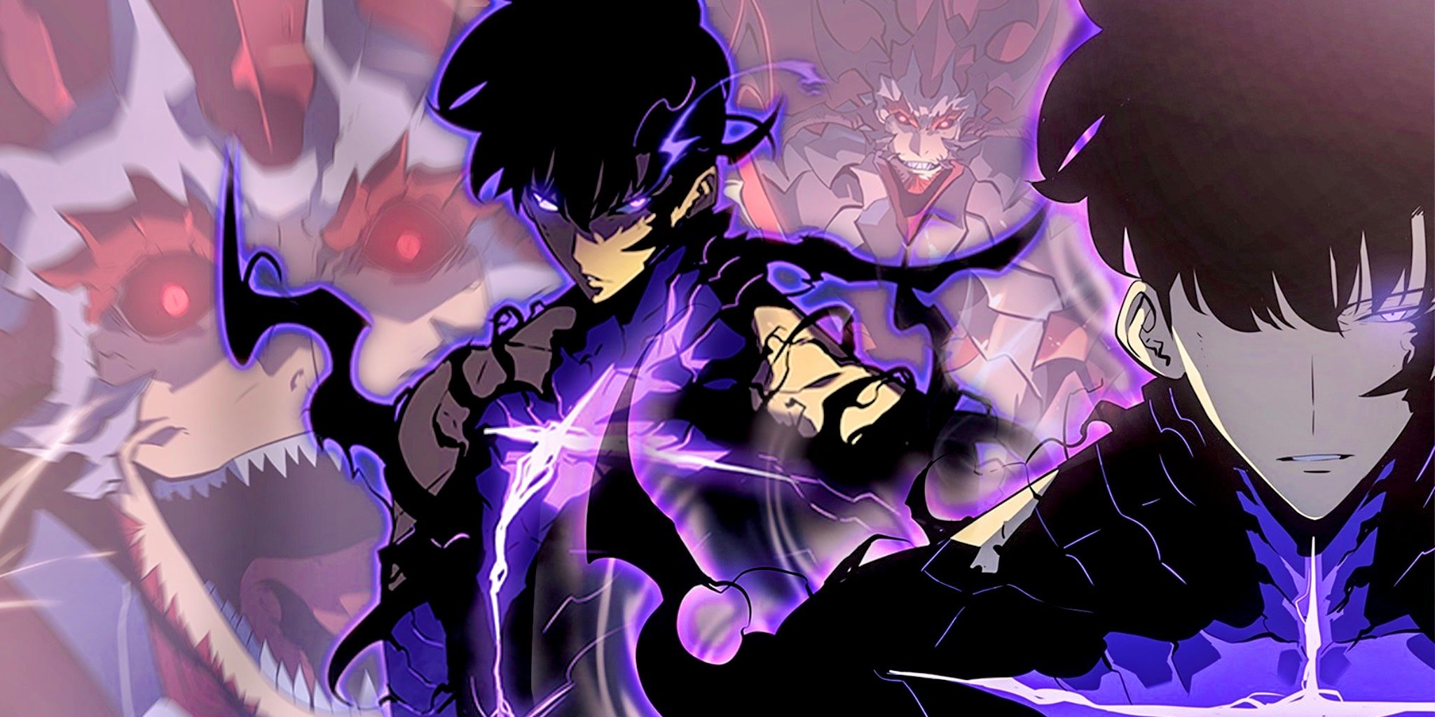 Sung Jinwoo faces off with Antares, the Monarch of Destruction, in Solo Leveling