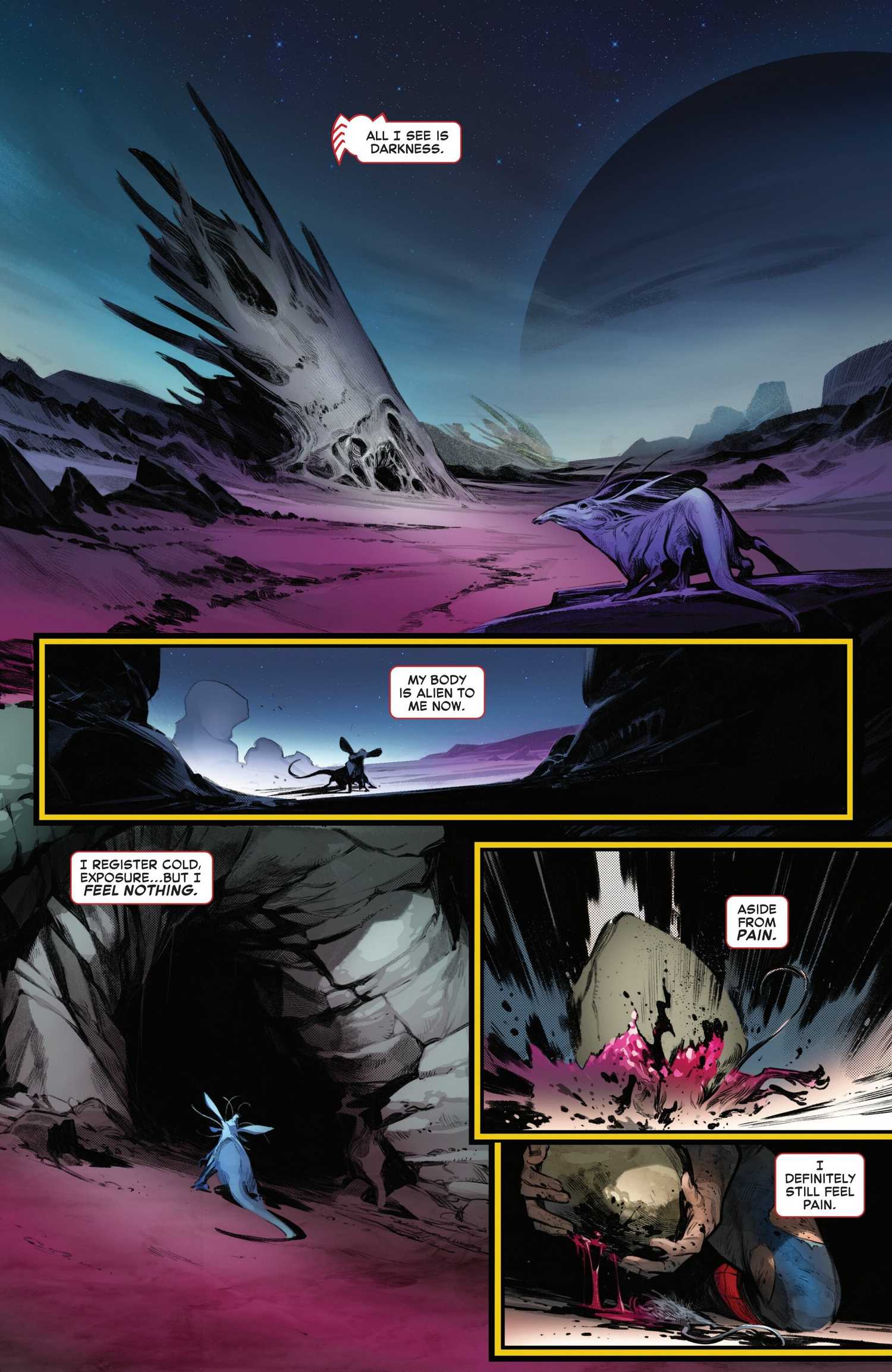 Peter is trapped on another planet