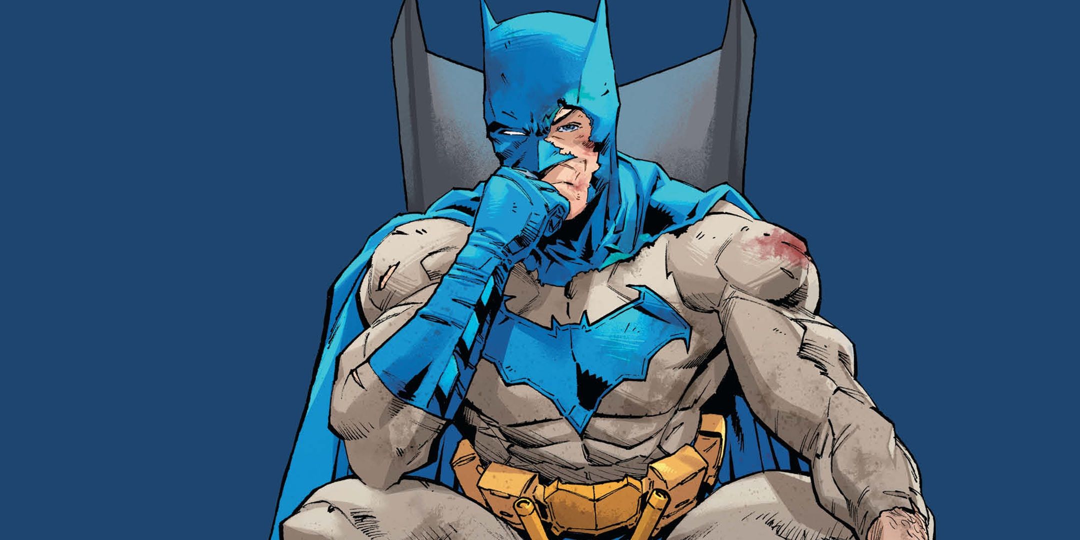 Batman ponders a deep thought