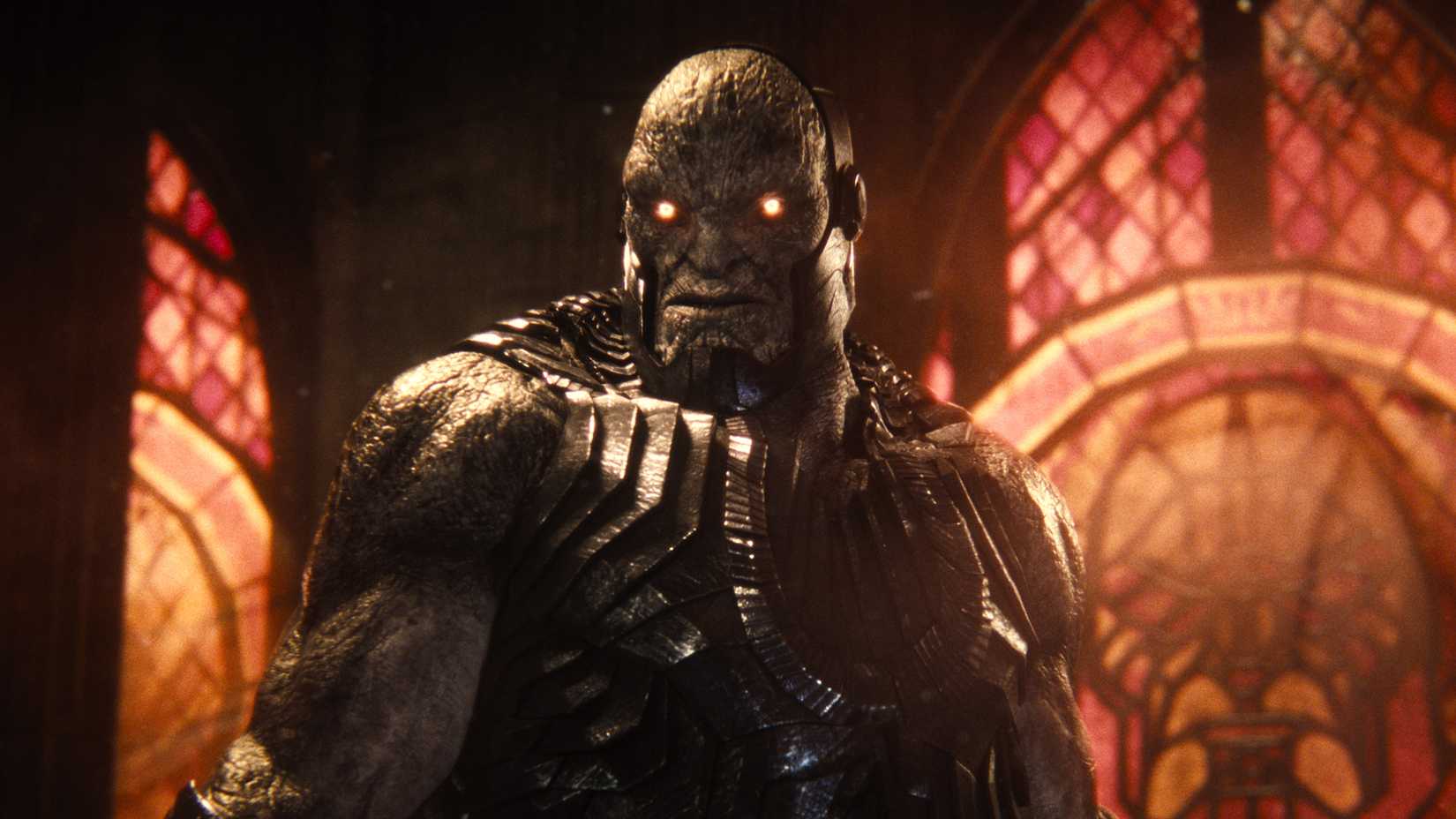 Darkseid in a church on Apokolips from Zack Snyder's Justice League