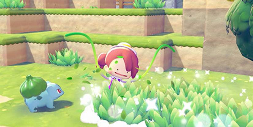Ditto uses a unique form of sheet with the help of bulbasaur in Pokémon Pokopia.